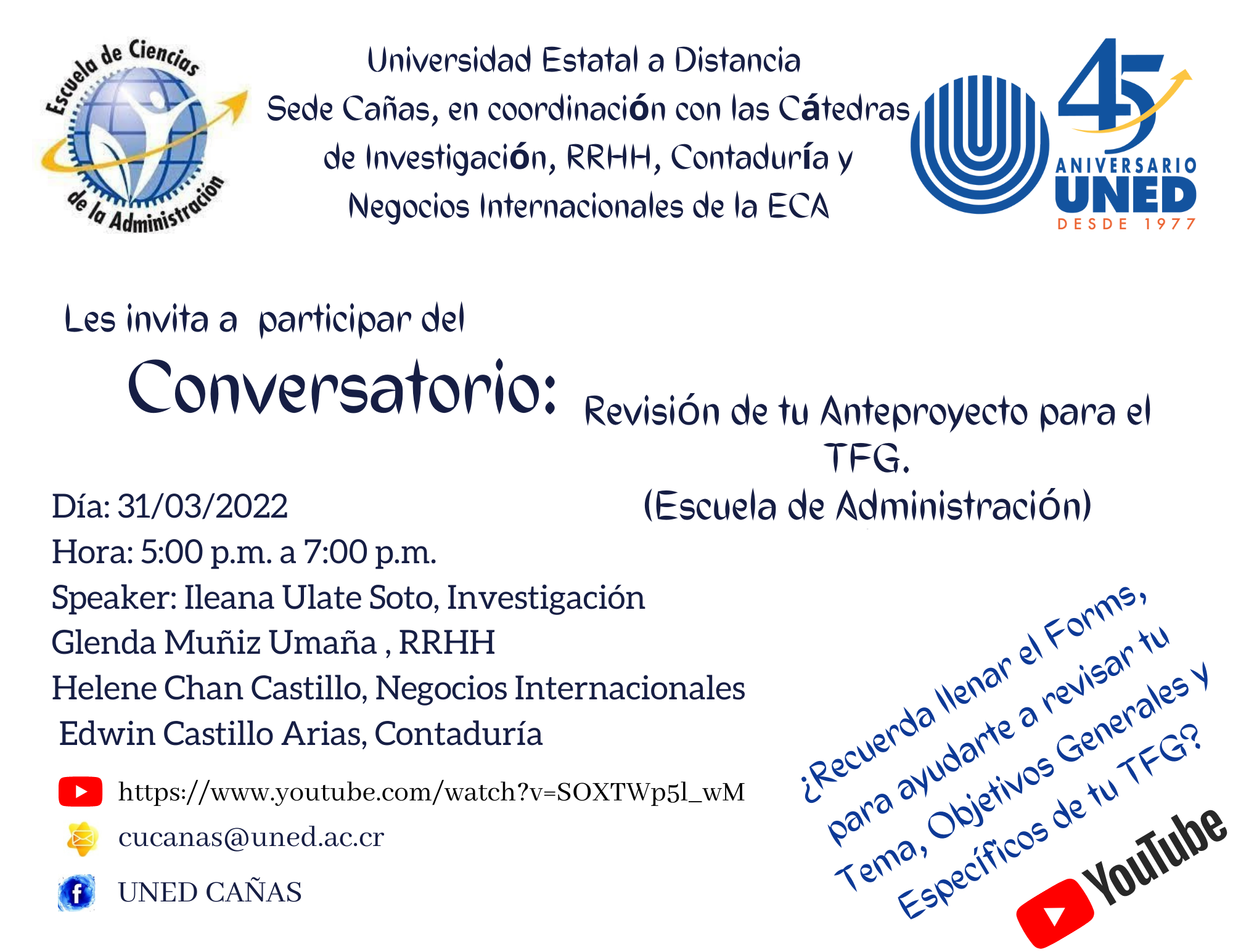Conversatorio TFG Ileana Ulate