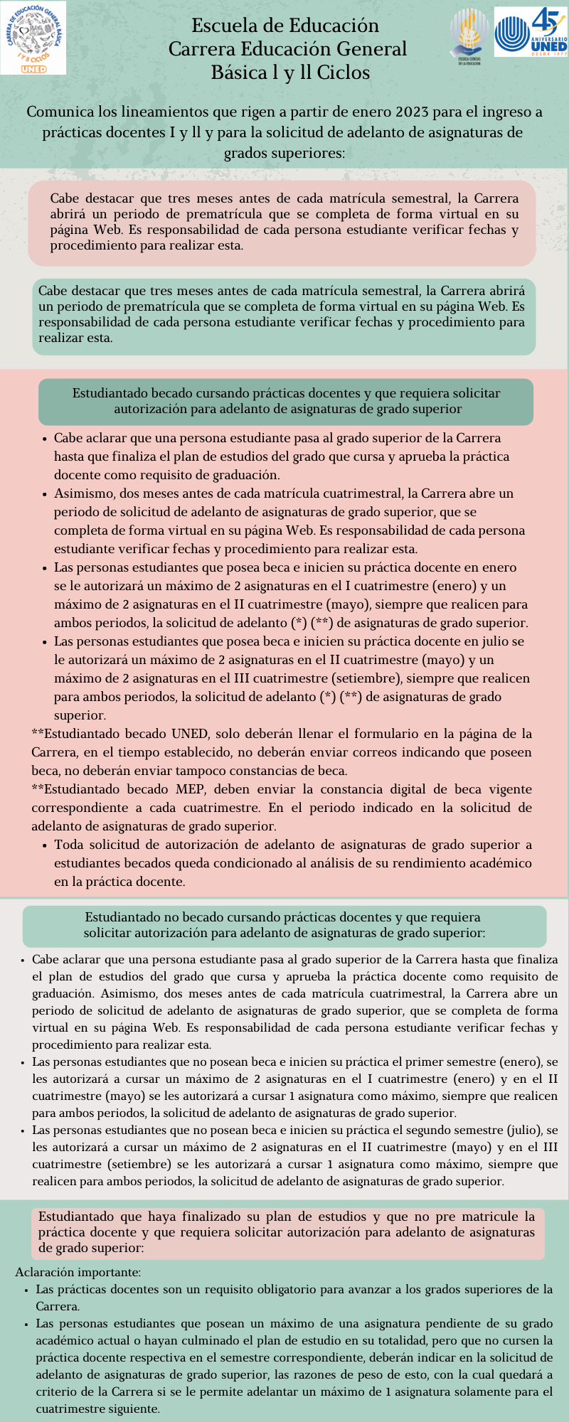 Infografía Lineamientos 2023