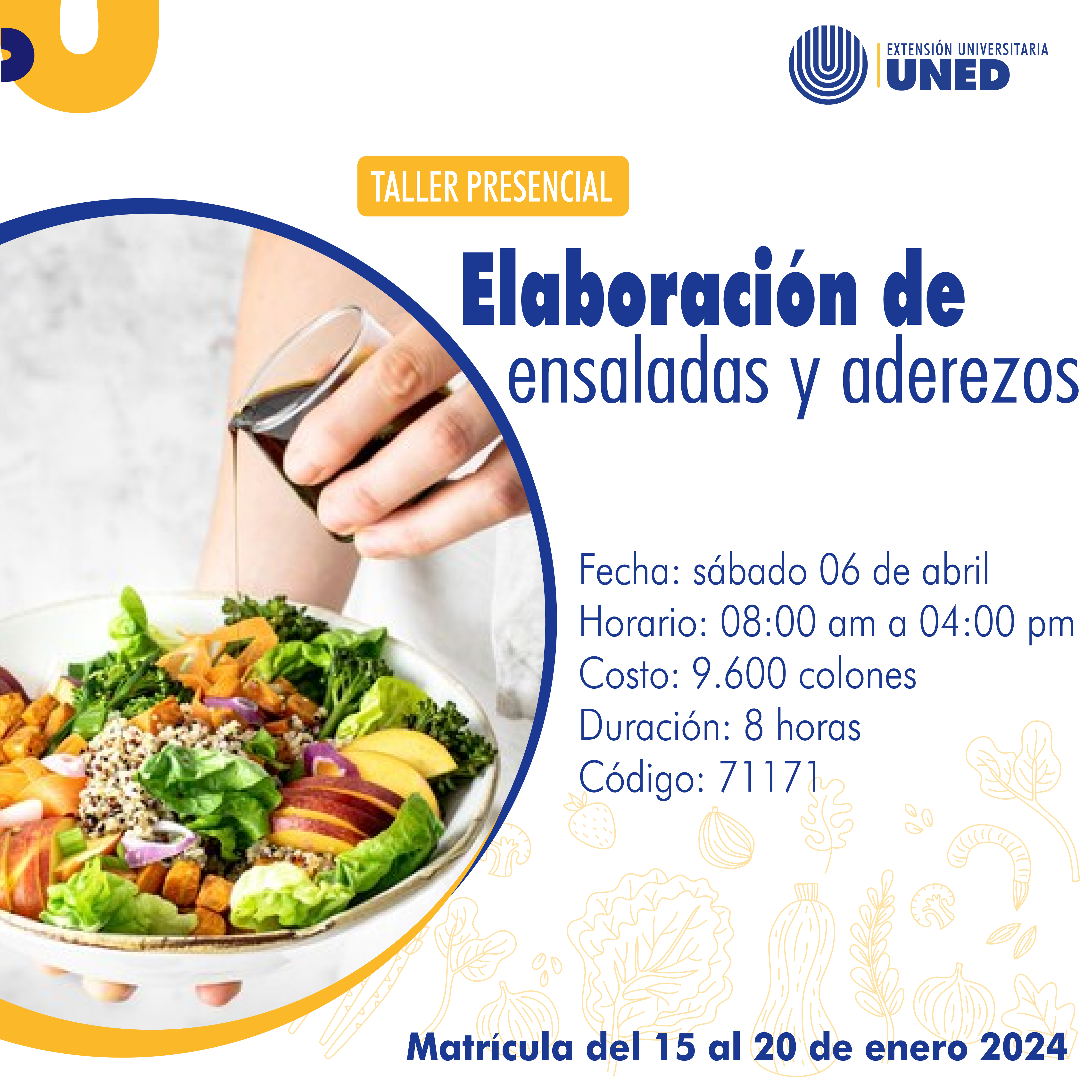 02 Matrícula Taller Ensaladas y Aderezos