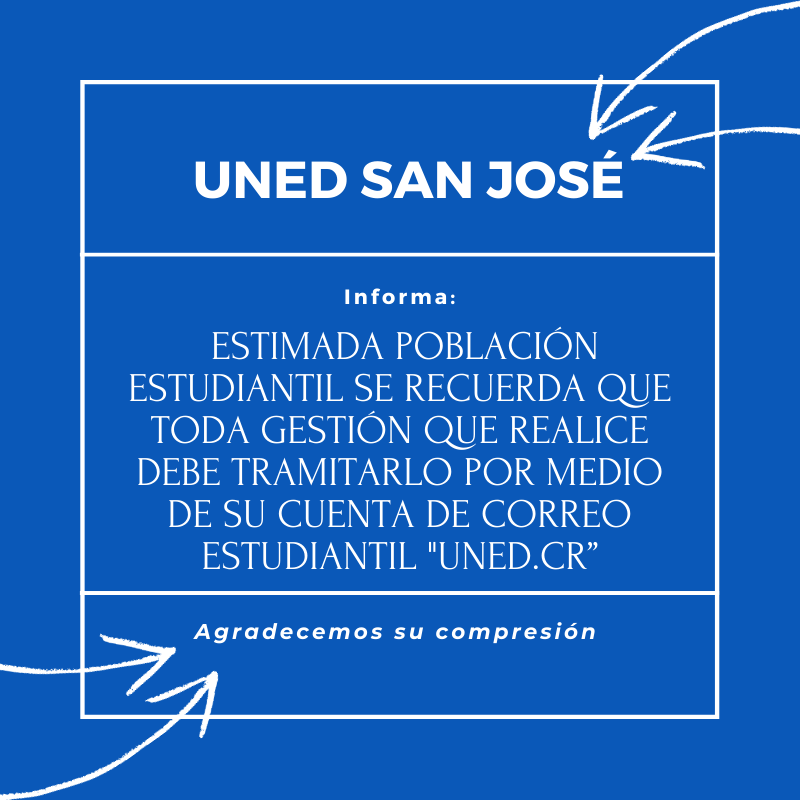 UNED SAN JOSÉ INFORMA Correo