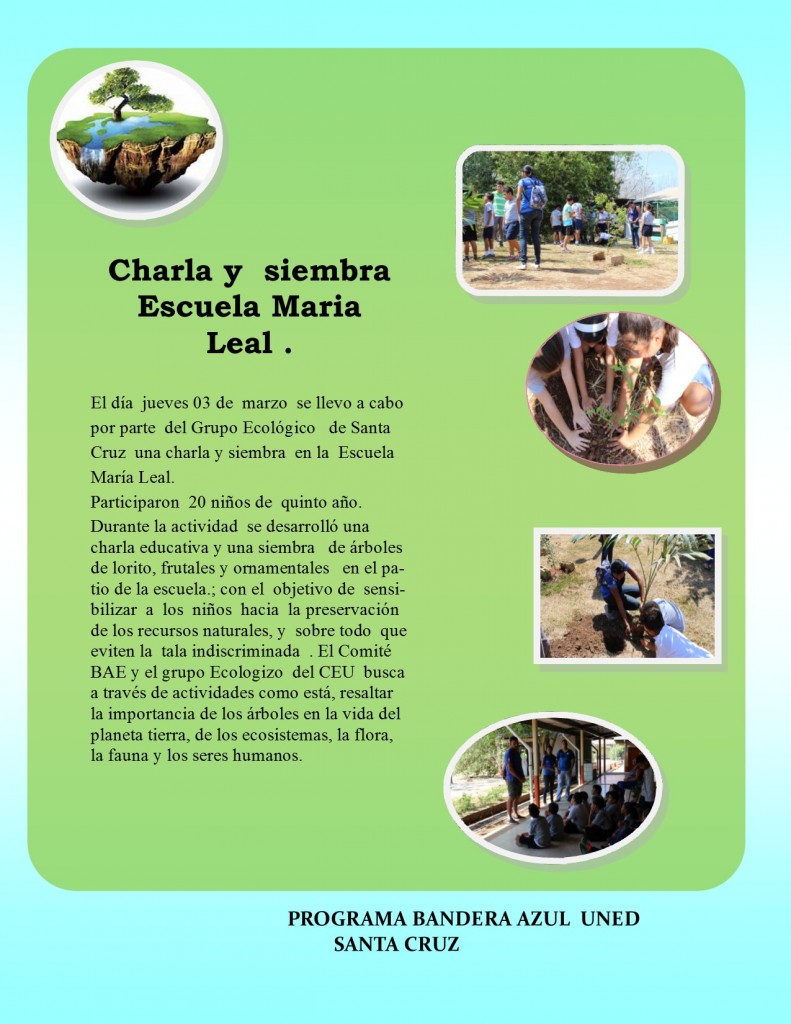 Informacion  Escuela Maria Leal.