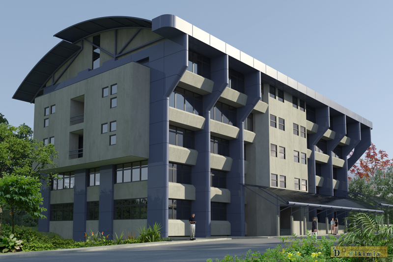 Una proyecci&oacute;n en 3D muestra el edificio II+D