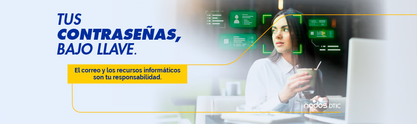 Tus contraseñas, bajo llave.