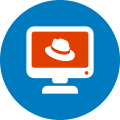 Logo de Red Hat Enterprise Linux